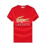 t-shirt lacoste homme new col rond rouge